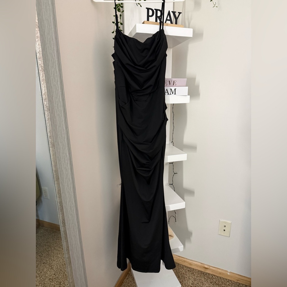 Amazon Black Dress with straps